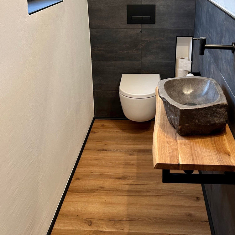»Der Laminat-Shop24 Bestseller« Klebevinyl Unique Holzoptik Wc