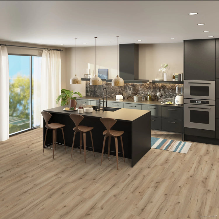 »Lemon Oak« Premium Klick-Vinyl Ultimate verlegt in der Küche