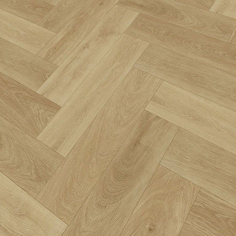 Draufsicht modernes Fischgrät-Design in Beige
