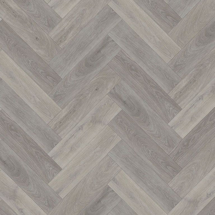 »Eiche Sago« SPC Vinylboden Unique Fischgrätdesign in Holzoptik Draufsicht 2