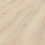 Klick-Vinylboden hell beige ruhige Struktur