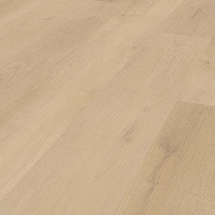 Klick-Vinylboden Beige Hellbraun mit ruhiger Struktur