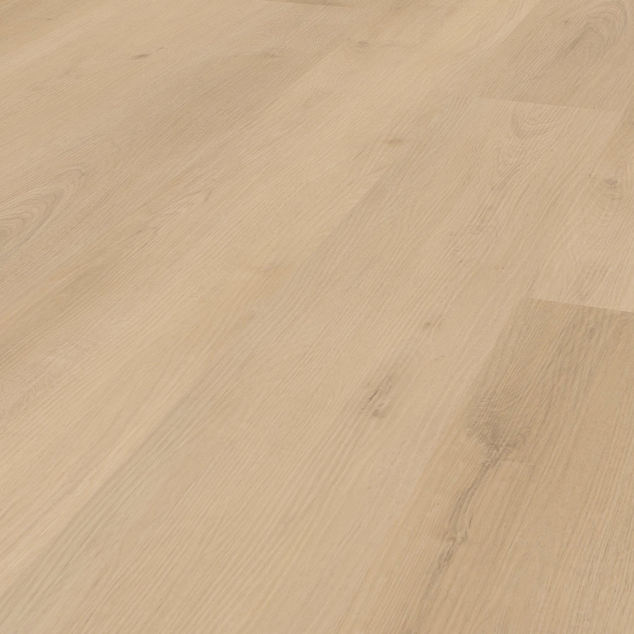 Klick-Vinylboden Beige Hellbraun mit ruhiger Struktur