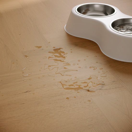 »Honey Oak« Premium Klik-PVC Visgraat