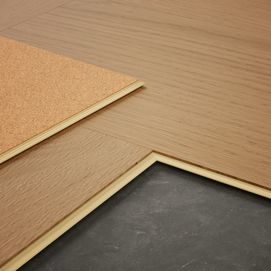 »Honey Oak« Premium Klik-PVC Visgraat