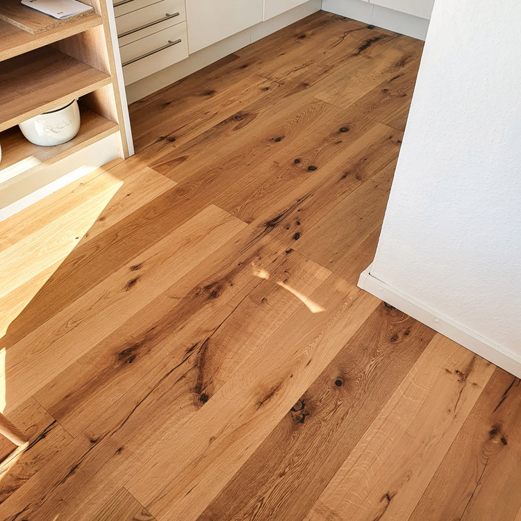 »Eiche Zermatt« 3-Schicht Fertigparkett 1m²