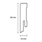 Plint Modern Wit 240 cm