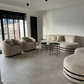 Authentischen Fliesenoptiken in Beige  Wohnzimmer