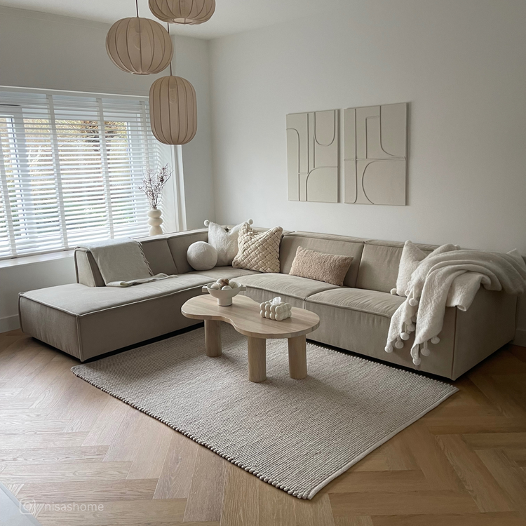 »Eiche Papaya« Klick-Vinylboden Fischgrät 1m²