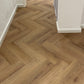  »Eiche Begonia« SPC Vinylboden Unique Holzoptik Fischgrät Flur