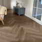 Modernes Fischgrät-Design in Beige 