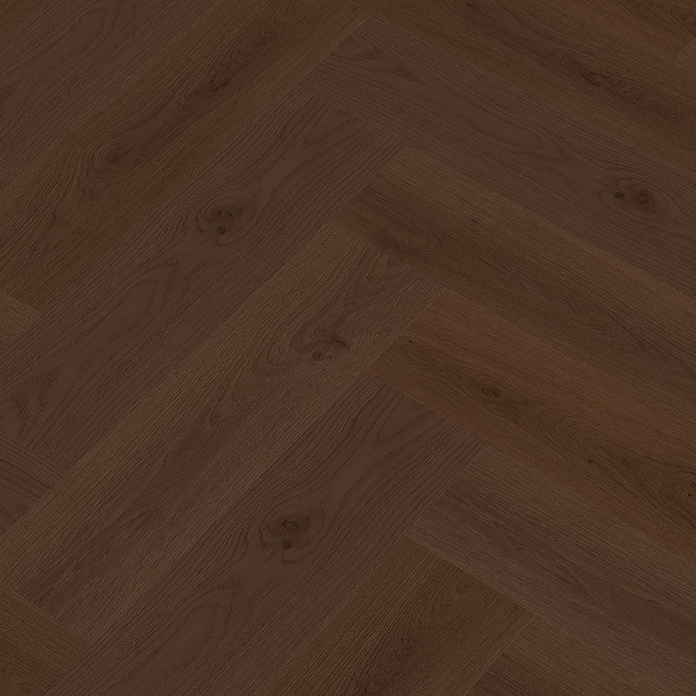 »Eiche Draba« SPC Vinylboden Unique Fischgrätdesign in Holzoptik Draufsicht