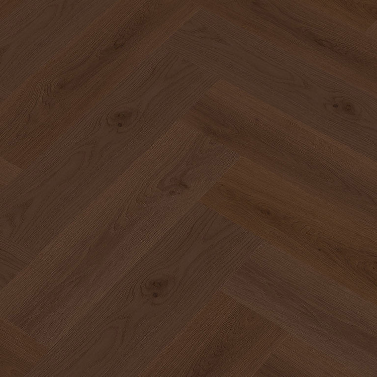 »Eiche Draba« SPC Vinylboden Unique Fischgrätdesign in Holzoptik Draufsicht