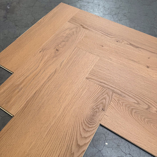 »Honey Oak« Premium Klik-PVC Visgraat