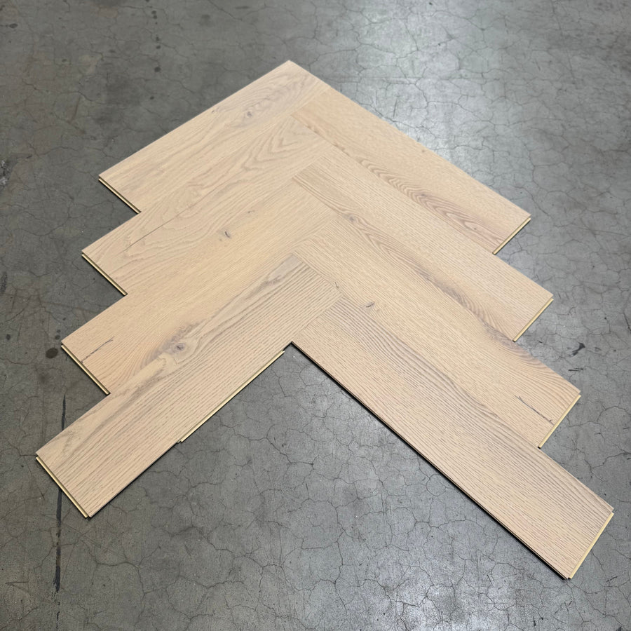 »Light Oak« Premium Klik-PVC Visgraat
