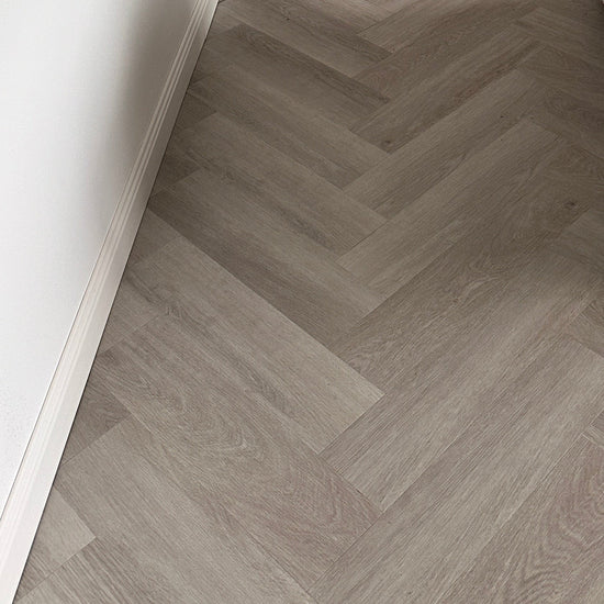 »Eiken Sago« Visgraat Plak-PVC