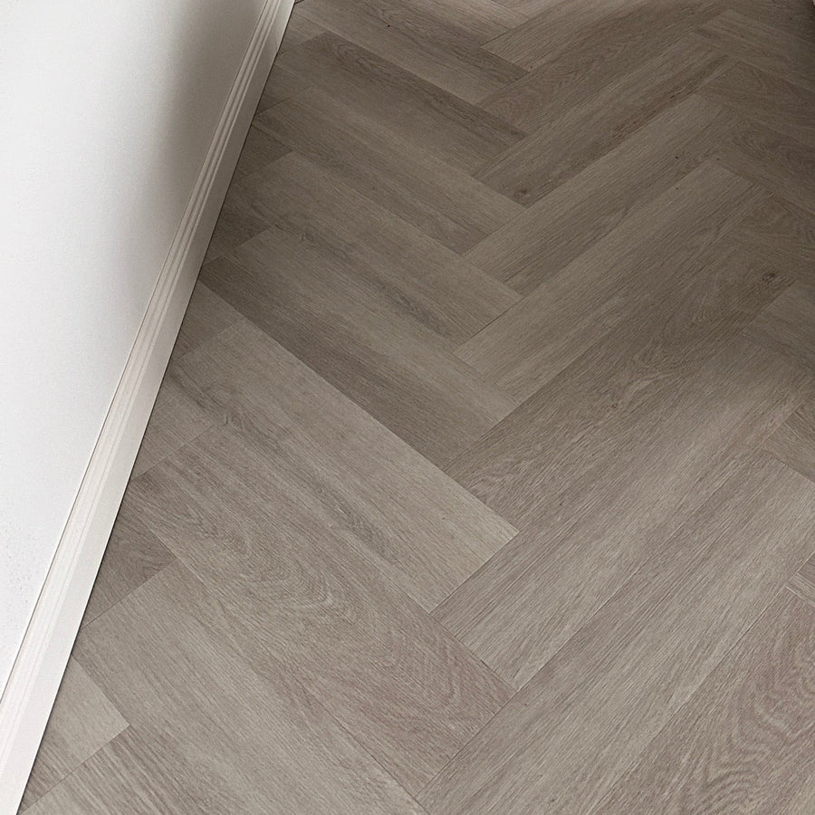 »Eiken Sago« Visgraat Plak-PVC