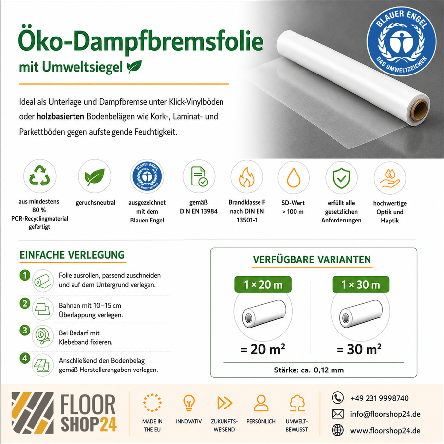 Vochtwerende PE-dampremfolie
