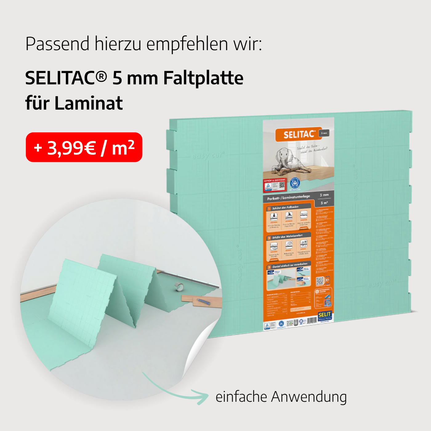 AKTION »Eiche Royal« Laminat Landhausdiele 8mm 1m²