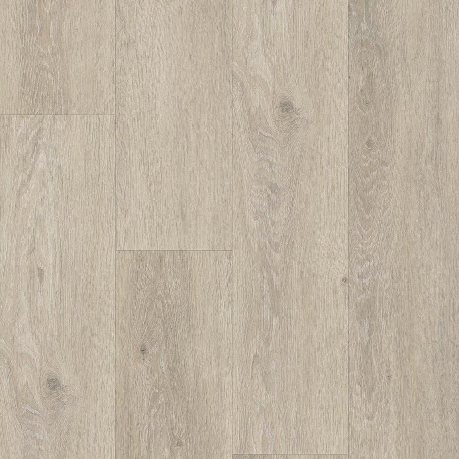 Klick-Vinyl in graubeiger Holzoptik