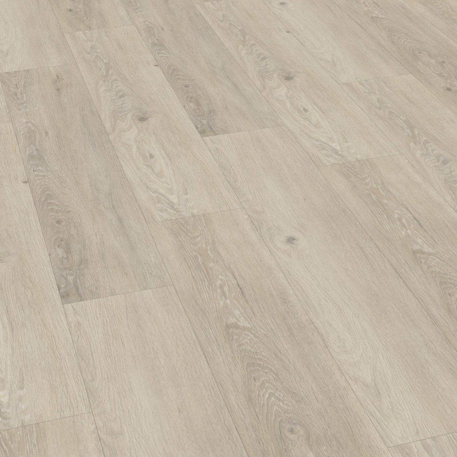 Klick-Vinyl in graubeiger Holzoptik