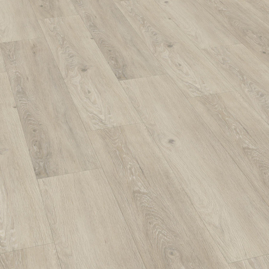 Klick-Vinyl in graubeiger Holzoptik