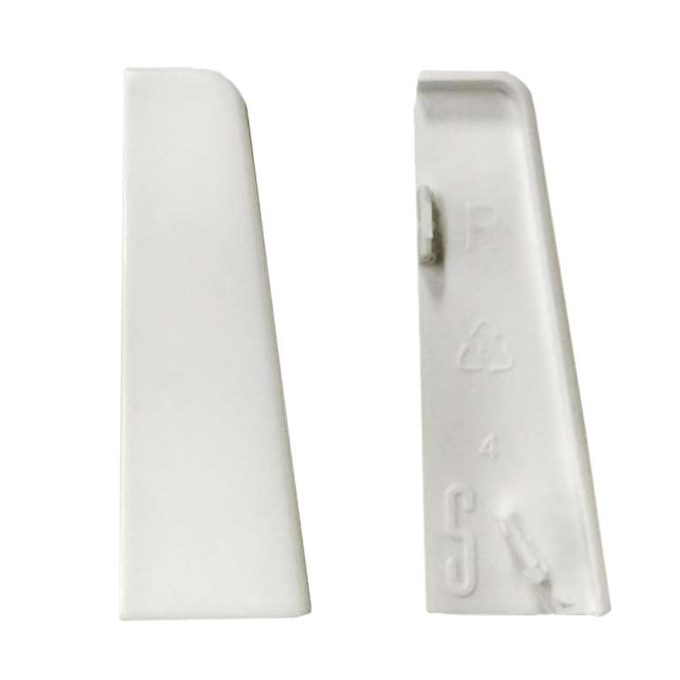 Eindkap Wit 58mm (2 Stuks)