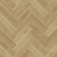 Draufsicht modernes Fischgrät-Design in Beige 
